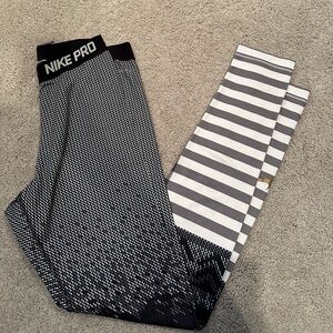Nike pro leggings size medium